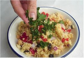 Receta de Cuscus converduras