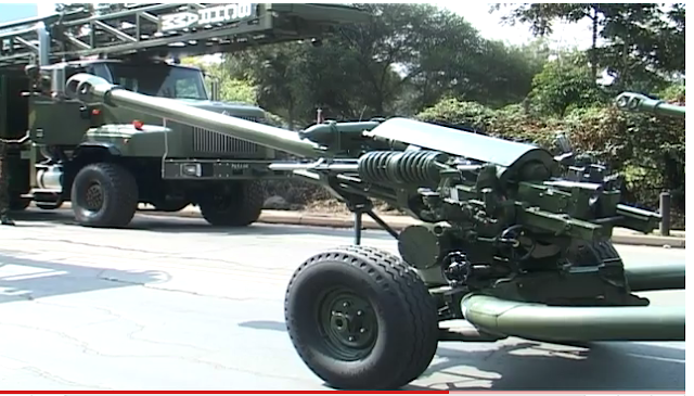 Kenya army artillery piece
