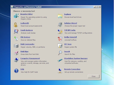 Windows 7 DaRT Recovery SnorT V2.0