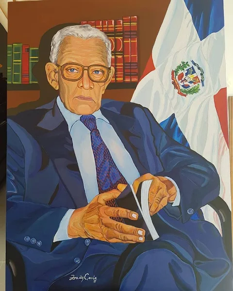 Retrato de Juan Bosch Gaviño, 2018, de Zoraidy Garcia