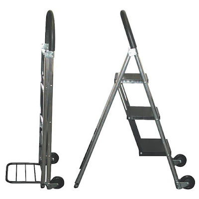 Travel Smart LadderKart, An AWESOME Combination Between Stepladder And Hand Cart