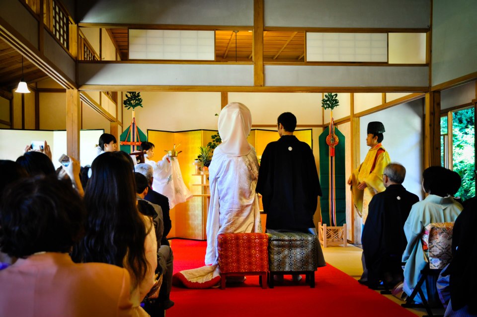 Traditional Japanese Wedding ceremony and gift preparation