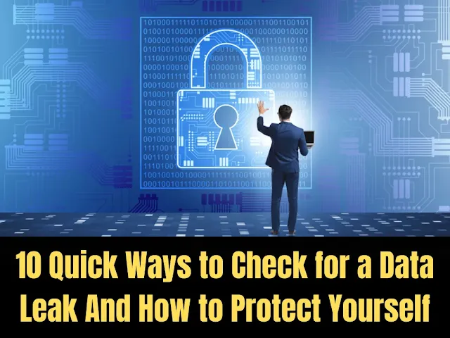 10 Quick Ways to Check for a Data Leak - And How to Protect Yourself