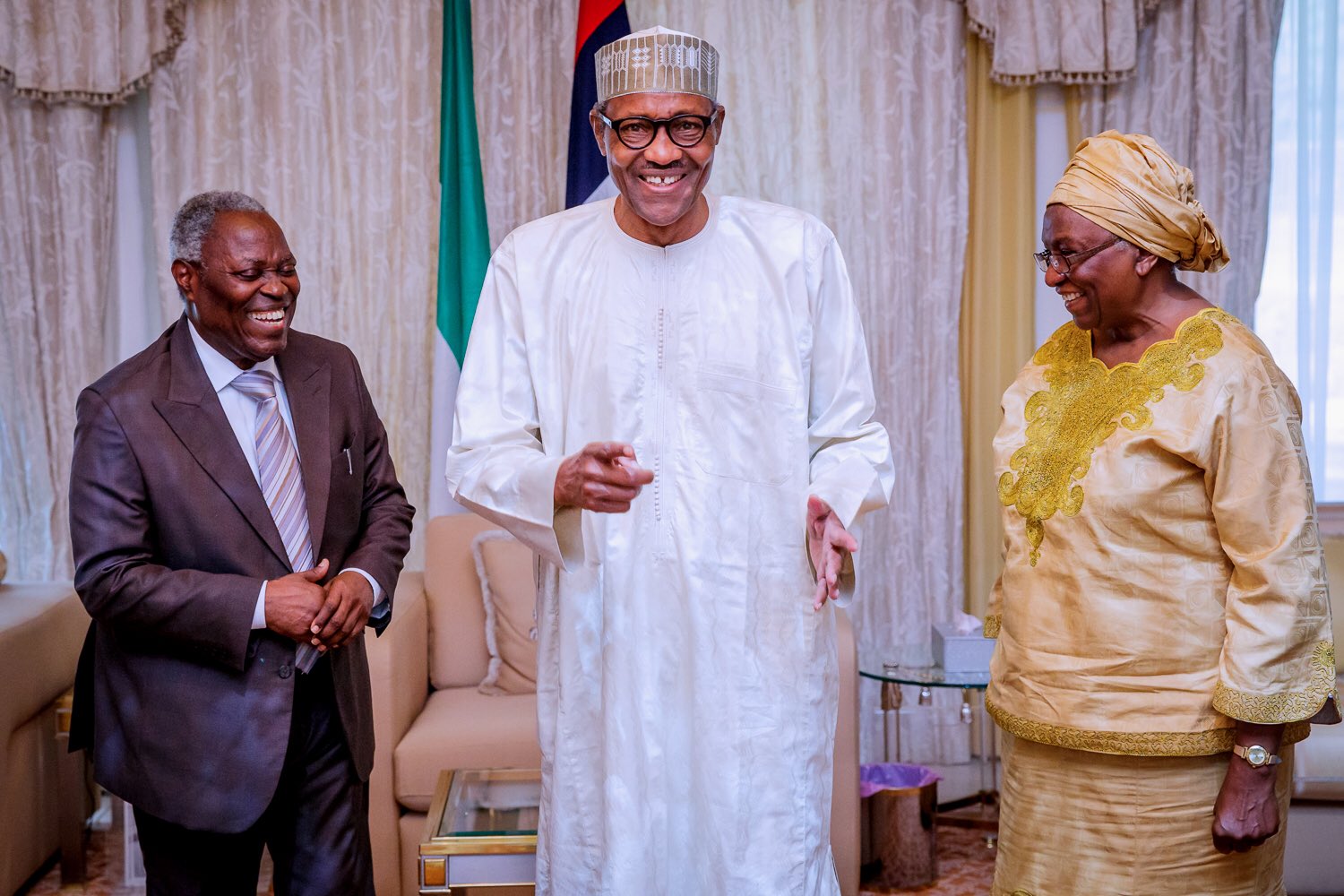 Pastor W.F. Kumuyi Visit President Buhari At Aso Rock ...