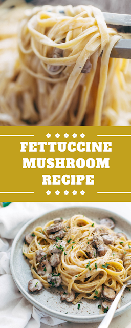 FETTUCCINE MUSHROOM RECIPE FOR DINNER