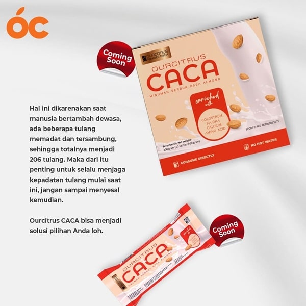 CACA Ourcitrus solusi kalsiuma