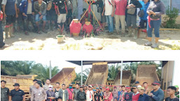 Masyarakat Adat Banua Kanayatn Lakukan Pemagaran Kantor Dan Workshop PT Darmex Agro.