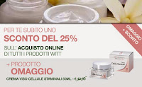 Logo witt italia: sconto del 25% e crema viso omaggio