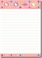 papel carta hello kitty blogcolorear (9)