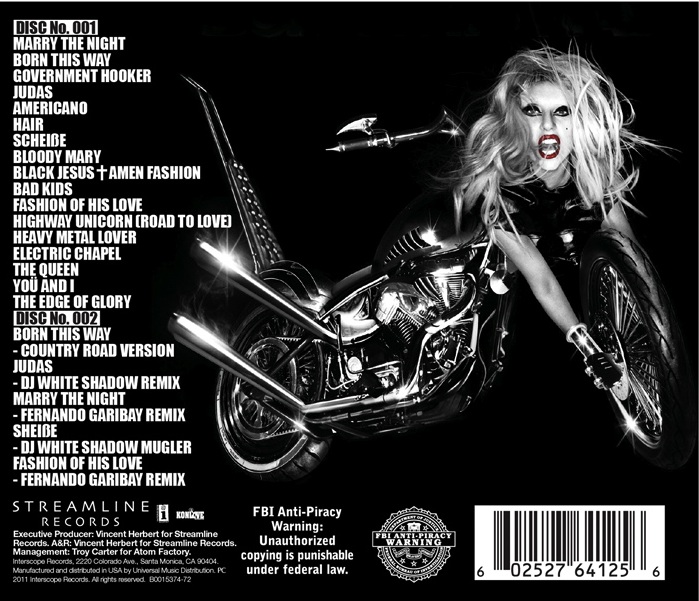 lady gaga born this way booklet pictures. wallpaper lady gaga born this