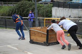 Fiesta minera de Santa Bárbara en El Regato