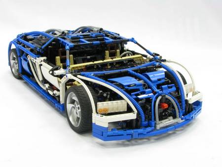 LEGO bricks version Bugatti Veyron