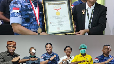 Lanud El Tari Kupang Meraih Rekor MURI, Seri Operasi Katarak di Kabupaten Terbanyak