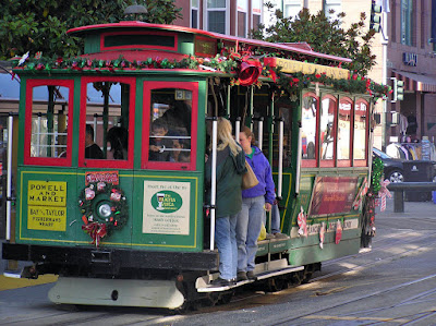 San Francisco Cable Car on its regular route