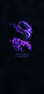 Black panther violet Illustration HD wallpaper