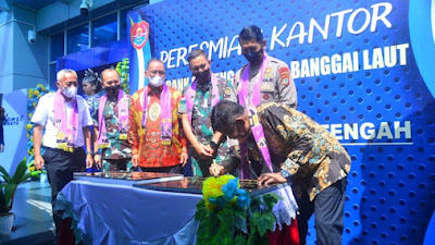 Kapolda Sulteng Hadiri Peresmian Kawasan Industri Maritim dan Kantor Cabang Bank Sulteng di Banggai Laut