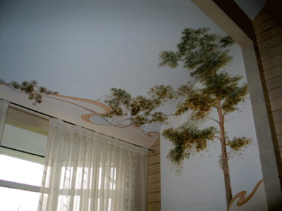 trees painting