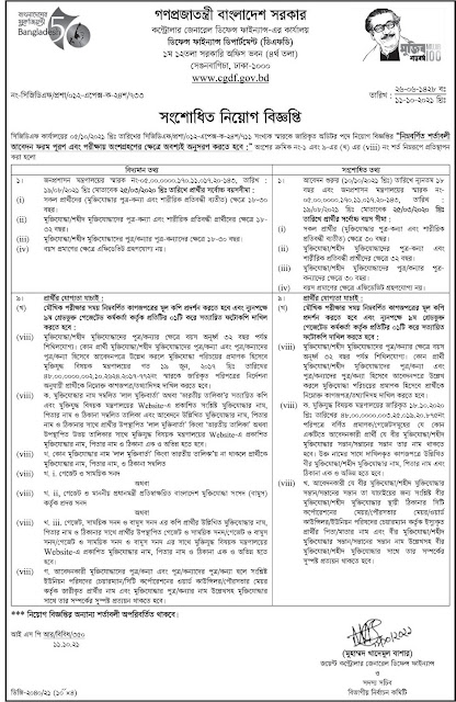 cgdf job circular 2021