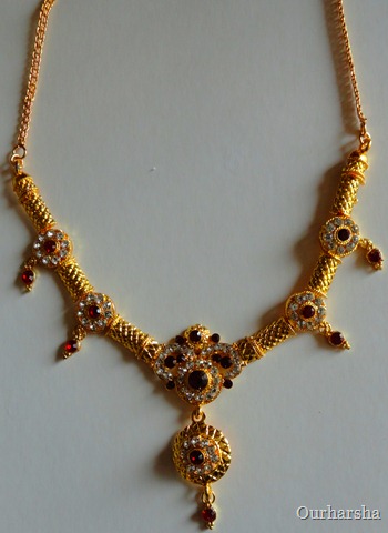 Stone Studded Necklace  (2)