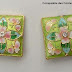 »»CLOZ 6 - Green Square Cloisonné 22 x 22 mm