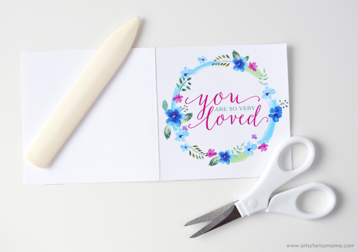 Free Printable "You Are Loved" Card Set