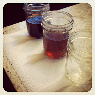 tea dyeing