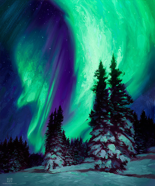 Northern Lights by Rob Rey - robreyfineart.com