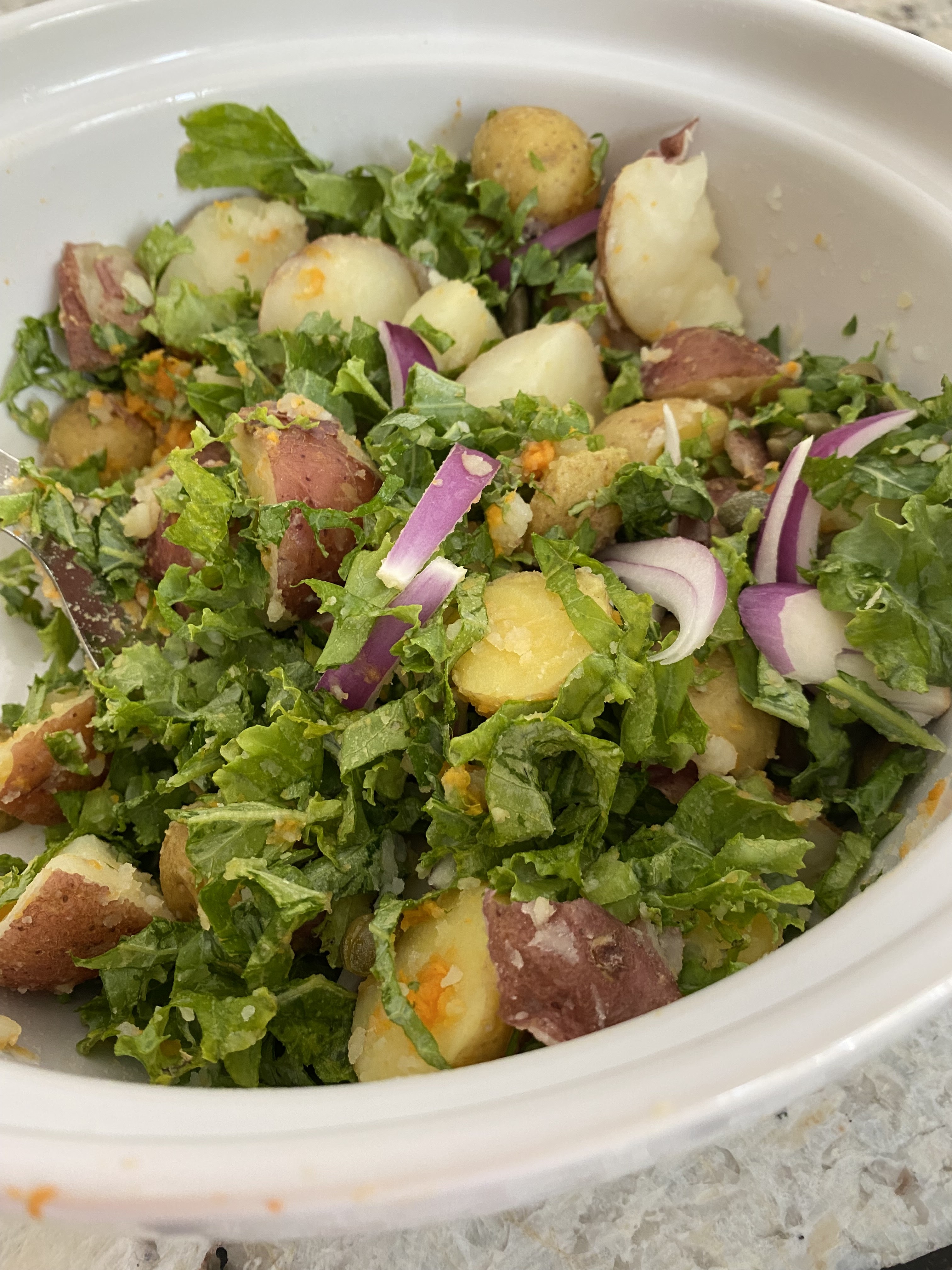 Gluten Free A-Z : Farmer's Market Potato Salad- Vegan and Oil-Free