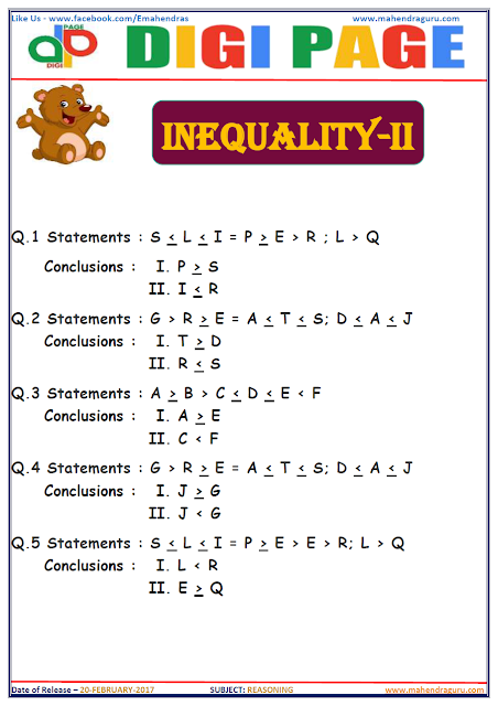      DP | INEQUALITY | 20 - FEB - 17  