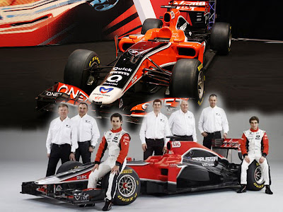 The 2011 Marussia Sports Cars Virgin Racing MVR02 F1 Car is a clear step