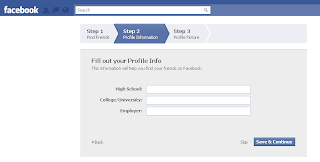 Step 2 Facebook, Tahapan_2, Registrasi Facebook