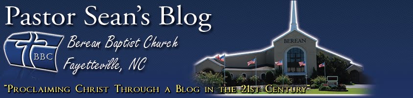 Pastor Sean's Blog