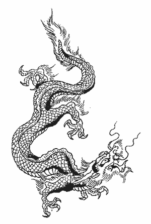 Small Dragon Tattoo Asian