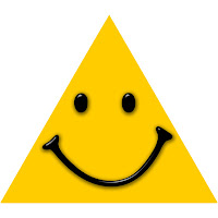 Image result for triangle with a happy face