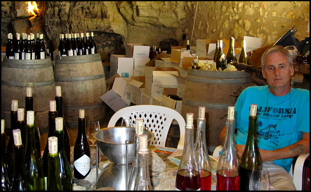 Guy Durand wine cave near Amboise in the Loire Valley, France.