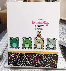 Sunny Studio Stamps: Froggy Friends and Turtley Awesome card by Kate Deignan