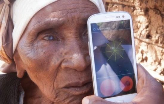  Aplicativo de celular pode salvar milhões de pessoas pobres da cegueira