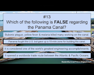 The correct answer is: Panama fought the U.S. but gave up a 10-mile zone for building the canal.