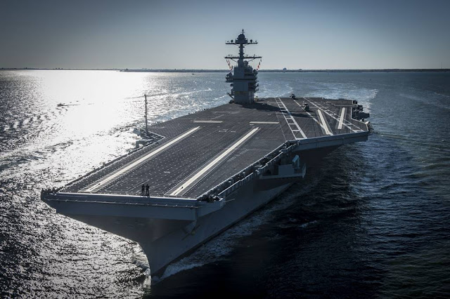 US Navy commissioned USS Ford (CVN 78) 