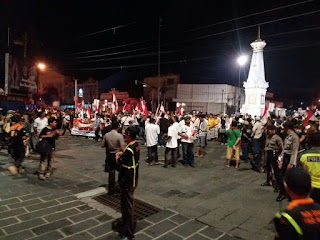 Ribuan Orang Gelar Aksi Kebhinekaan Di Tugu Jogja