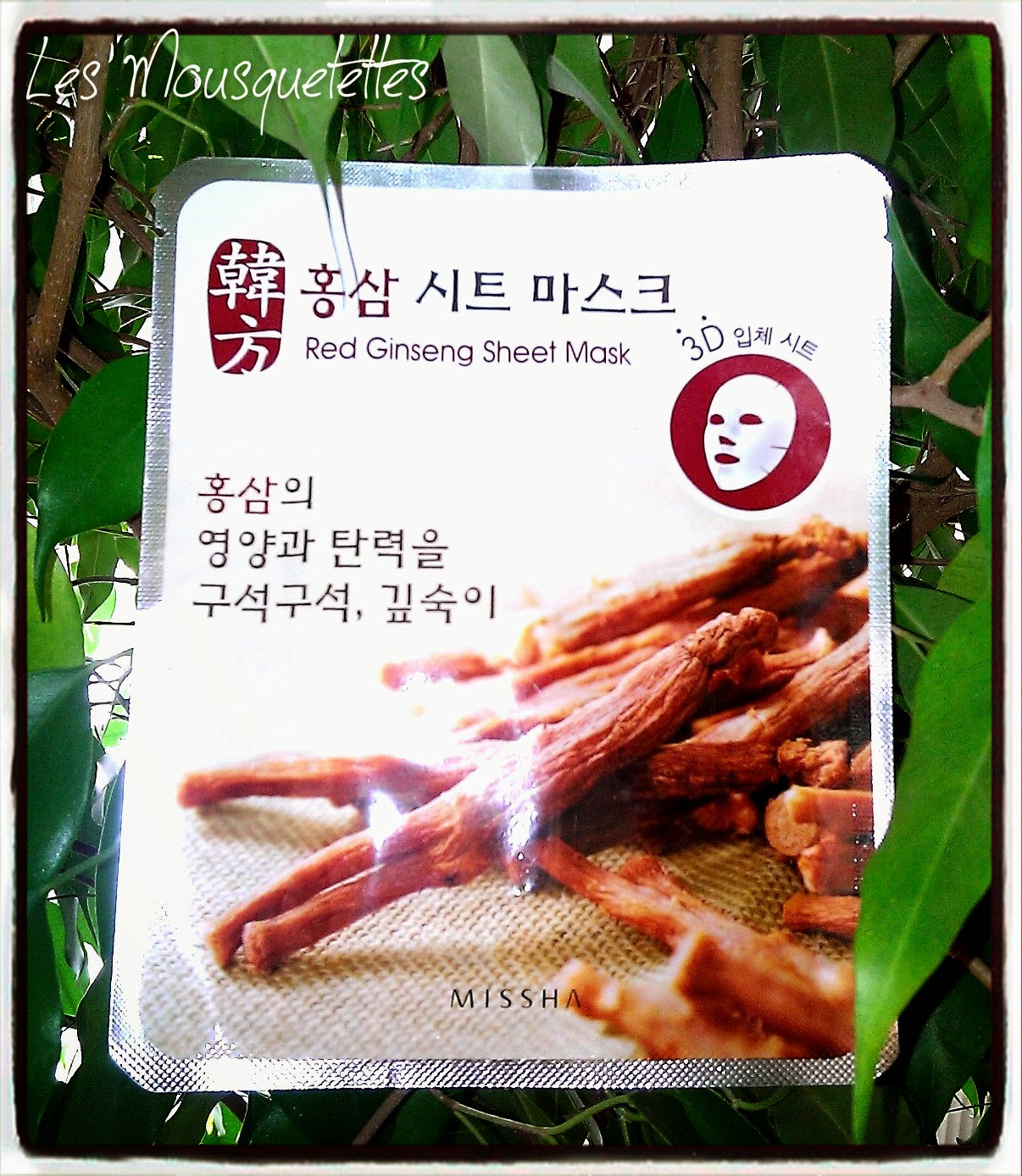 Masque 3D au Ginseng Rouge Missha - Les Mousquetettes©