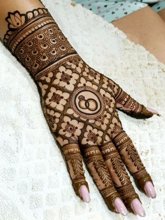 Bharwa Bridal Mehndi Design