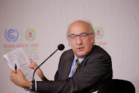 Founder and CEO of Climate Analytics, Bill Hare, speaks during a press conference, at the UN Climate Change Conference 2016 (COP22) in Marrakech, Morocco, November 10, 2016. (Credit: Reuters/Youssef Boudlal) Click to Enlarge.