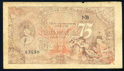  rupiah dan masterpiece nya uang kertas Indonesia 1948 (seri ORI IV)