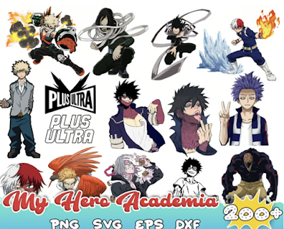 my hero academia svg free