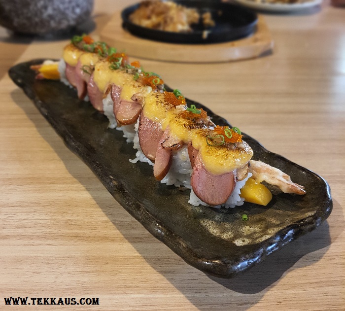 Fugo Ryori Menu Kamo Salsa Maki Mango Smoked Duck