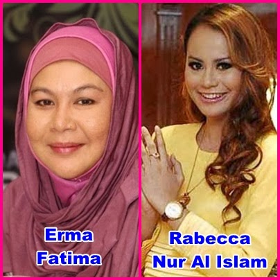 Rabecca Nur Al-Islam, erma fatima, Erma Fatima sindir Rabecca enggan terima syiling 5 sen