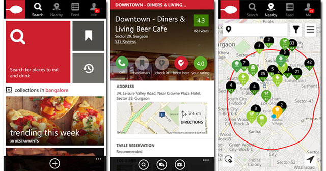 Zomato - Top 10  Android apps For Restaurants and Food