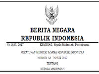 TUGAS FUNGSI DAN TANGGUNGJAWAB KEPALA MADRASAH SESUAI DENGAN PERATURAN MENTERI AGAMA RI NOMOR 58 TAHUN 207