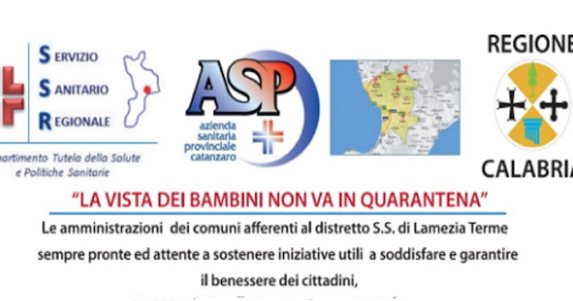 MAIDA Via libera al progetto territoriale sperimentale “Screening visivo”. Il sindaco Salvatore Paone: “Il nostro comune un riferimento sanitario per l’intero comprensorio”